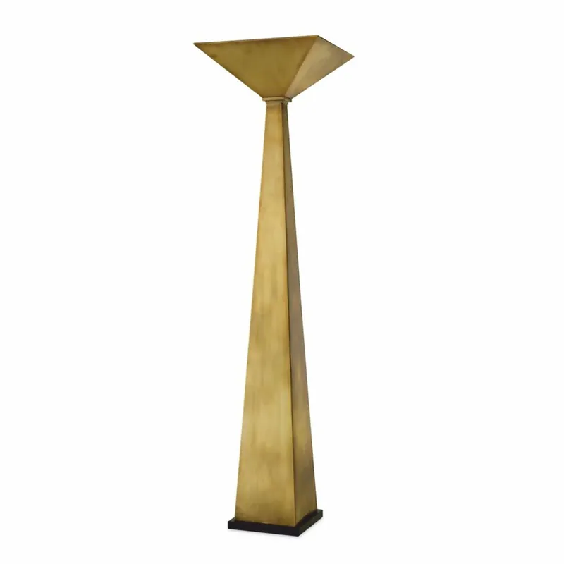Preis Gesenkt Casa Padrino lampadaire de luxe laiton vintage / noir H. 191 cm - Luminaires de luxe