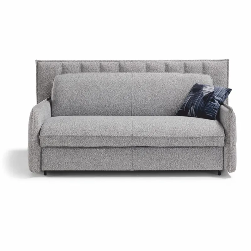 Casa Padrino canapé-lit de luxe gris 220 cm - Canapé de salon pliable Markenware