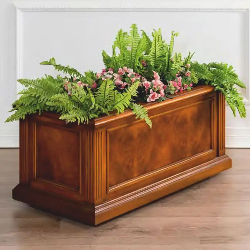 Versand Am Gleichen Tag Casa Padrino pot de fleurs baroque de luxe marron 91 cm - Fabriqué en Italie