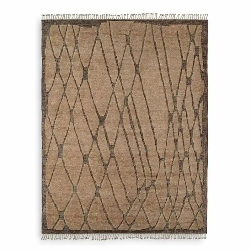 Preisreduziert Casa Padrino Tapis de Salon de Luxe Beige / Marron - Différentes Tailles