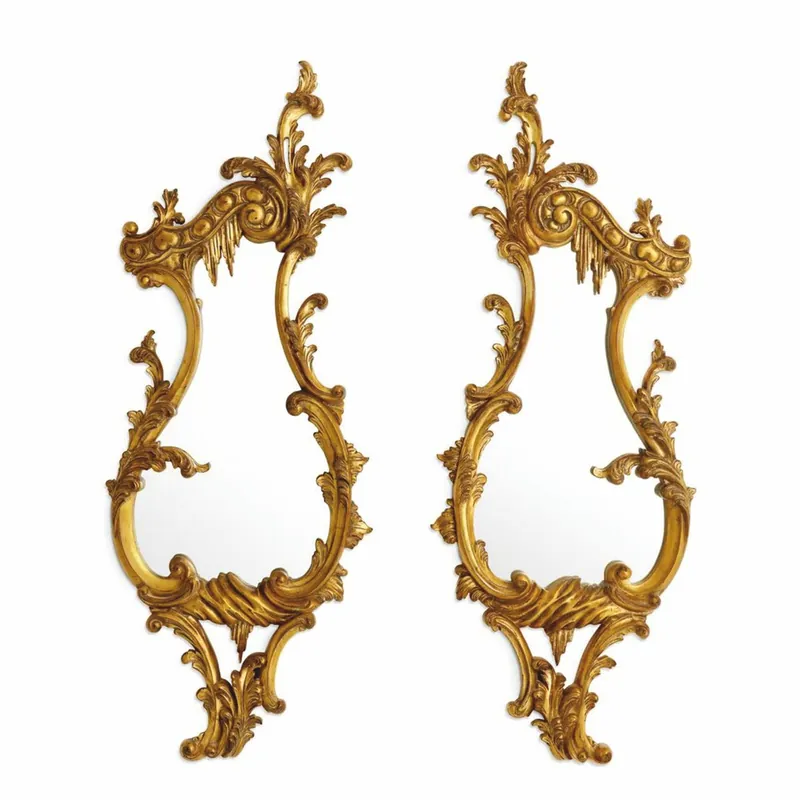 Direktkauf Casa Padrino ensemble de miroirs baroques de luxe or antique H. 80 cm - Meubles de style baroque