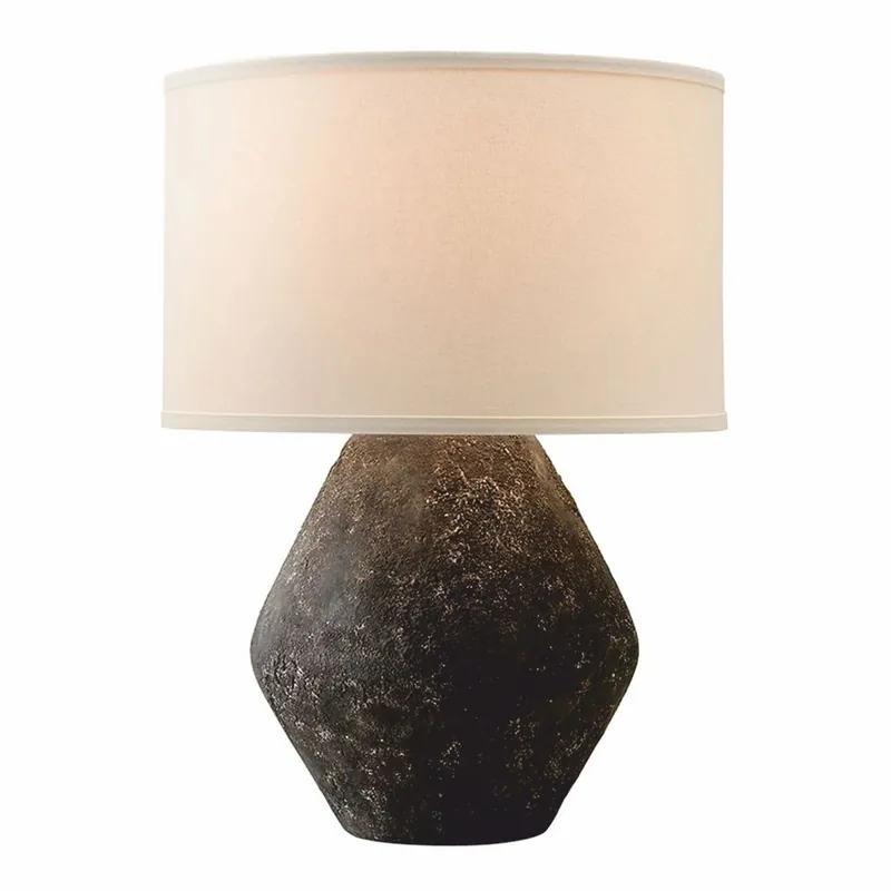 Casa Padrino lampe de table de luxe noir / crème blanc H. 58,5 cm - Luminaires de luxe Neu Im Sortiment
