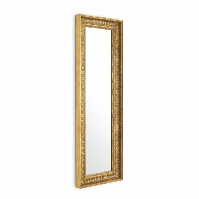 Billig Casa Padrino Miroir Baroque de Luxe en Acajou Or Antique H. 176 cm - Intérieur Baroque