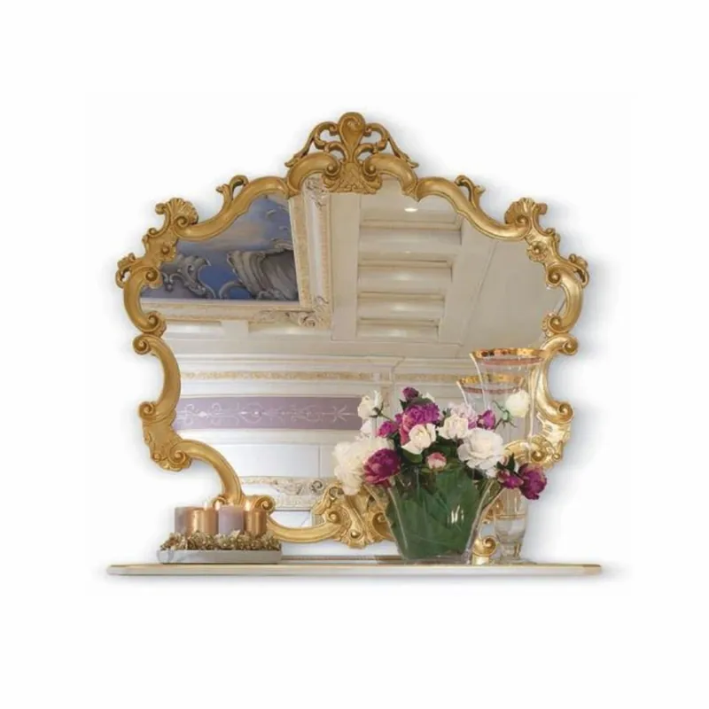 Markenware Casa Padrino miroir baroque de luxe or 143,5 cm - Fabriqué en Italie
