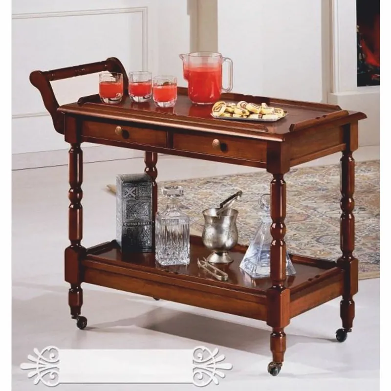 Casa Padrino chariot de service baroque de luxe marron 97 cm - Fabriqué en Italie Schneller Versand
