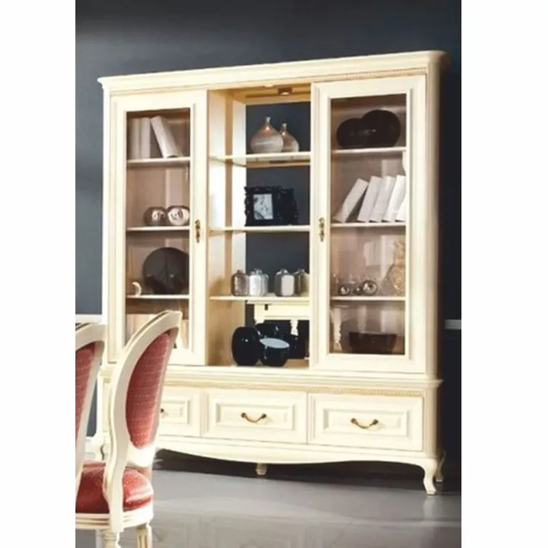 Meistverkauft Casa Padrino vitrine baroque de luxe crème / or 166,1 x H. 206,6 cm - Meubles baroques