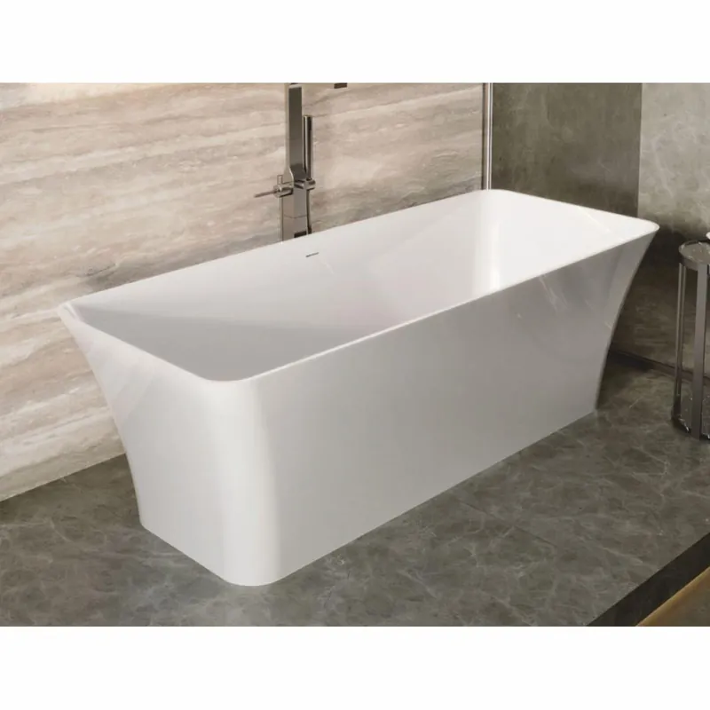 Casa Padrino baignoire de luxe autoportante blanc brillante 180 cm - Meubles de salle de bain Preiswert