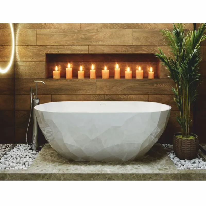 Wochenendangebot Casa Padrino baignoire de luxe autoportante blanc brillant 165 cm - Meubles de salle de bain