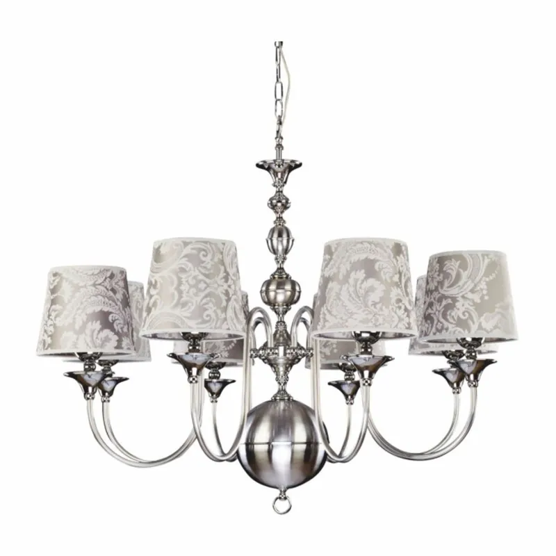 Casa Padrino lustre Art Nouveau de luxe argent Ø 98 x H. 85 cm Neue Kollektion