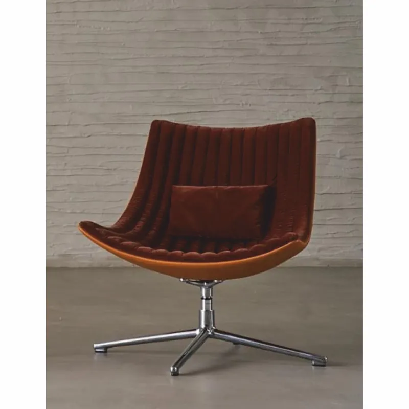 Angebot Casa Padrino fauteuil pivotant de luxe marron foncé / marron / argent - Meubles de salon et d'hôtel