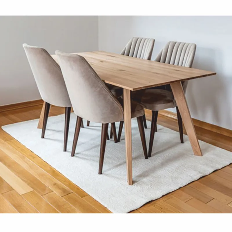 Letzte Chance Casa Padrino table à manger de luxe en chêne naturel - Différentes tailles - Meubles de salle à manger