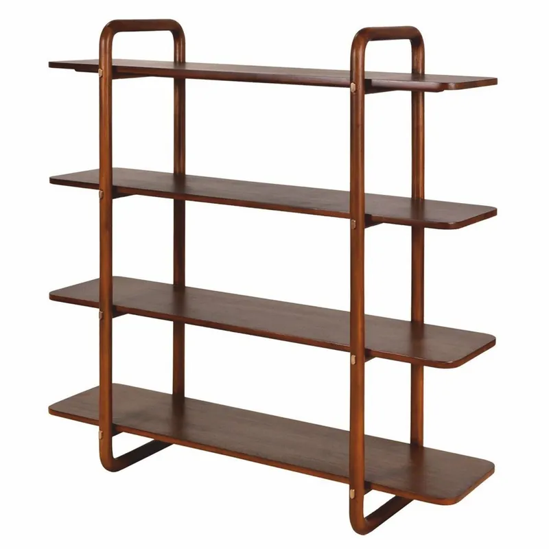 Casa Padrino armoire étagère de luxe en acajou marron 140 cm - Meubles de luxe Top-Angebot