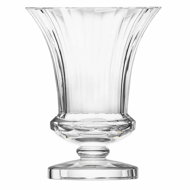Finale Aktion Casa Padrino vase baroque de luxe en verre cristal Ø 15 x H. 15,2 cm - Soufflé bouche