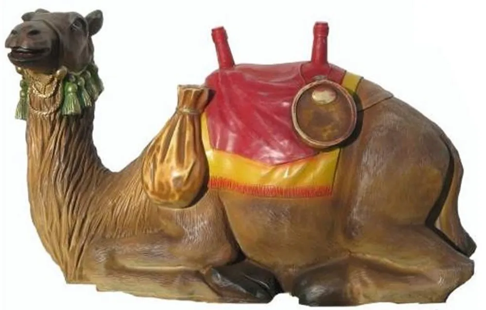 Casa Padrino sculpture décorative chameau marron 90 cm - Figurine de jardin Expressversand
