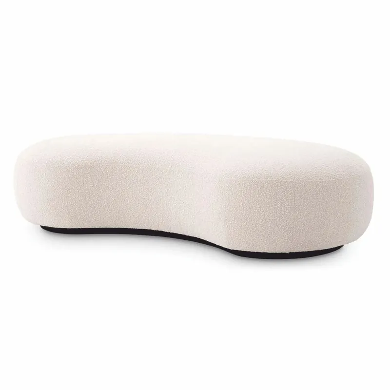 Casa Padrino banc de luxe crème / noir 180 cm - Meubles de salon et d'hôtel Heißes Angebot