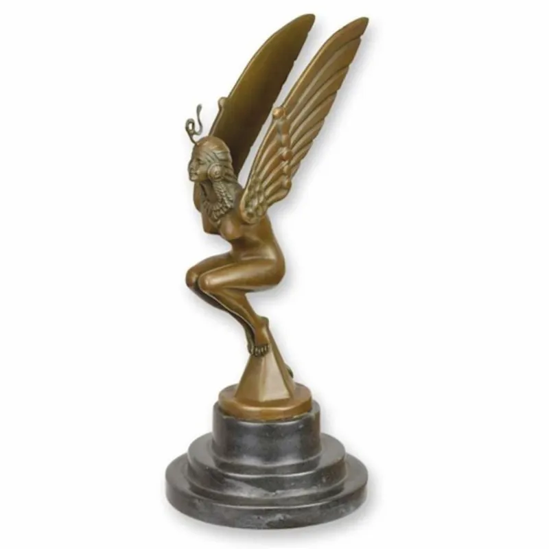 Sichere Zahlung Casa Padrino sculpture Art Déco en bronze H. 24 cm - Décoration de salon et de bureau