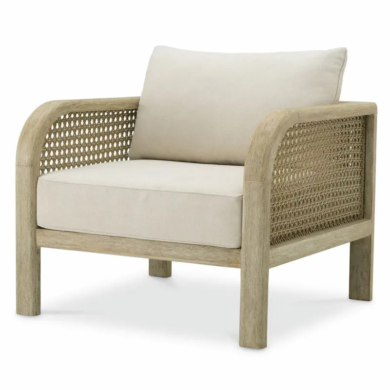 Sichere Zahlung Casa Padrino fauteuil de jardin de luxe en teck sable / beige - Meubles de jardin