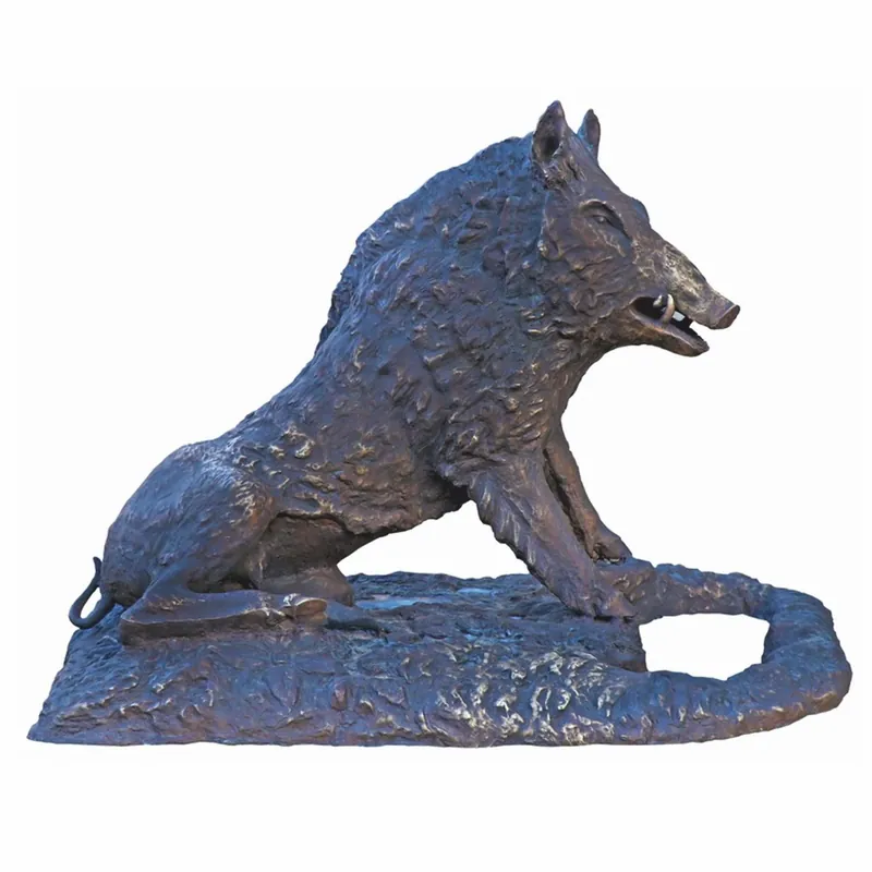 Casa Padrino sculpture décorative de jardin en laiton sanglier bronze antique 130 cm Nur Für Kurze Zeit