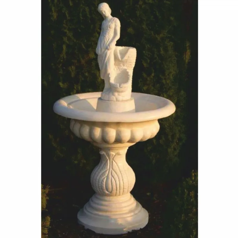Casa Padrino bain d'oiseaux baroque fontaine femme sable Ø 79 x H. 146 cm Direktkauf
