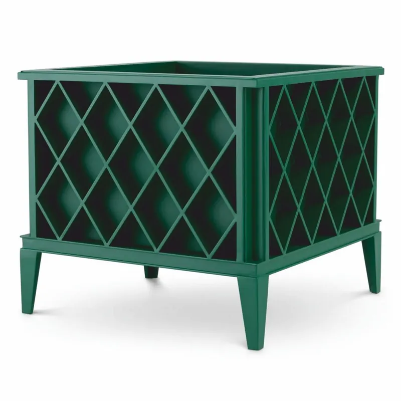 Knallerangebot Casa Padrino pot de fleurs de luxe vert 76 x 76 x H. 69 cm - Décoration de jardin