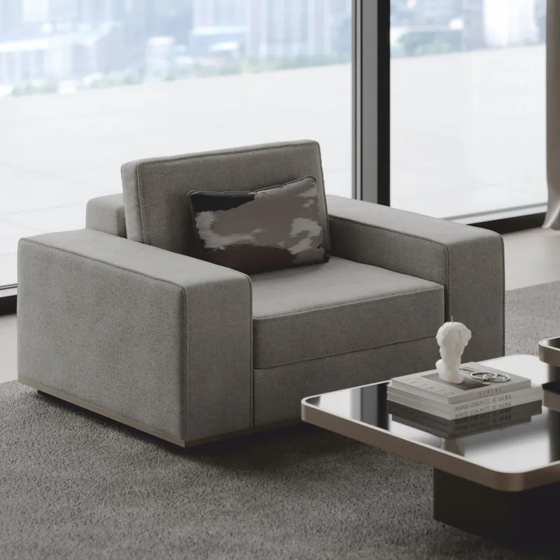 Mega-Angebot Casa Padrino fauteuil de luxe gris 115 cm - Meubles de salon et d'hôtel