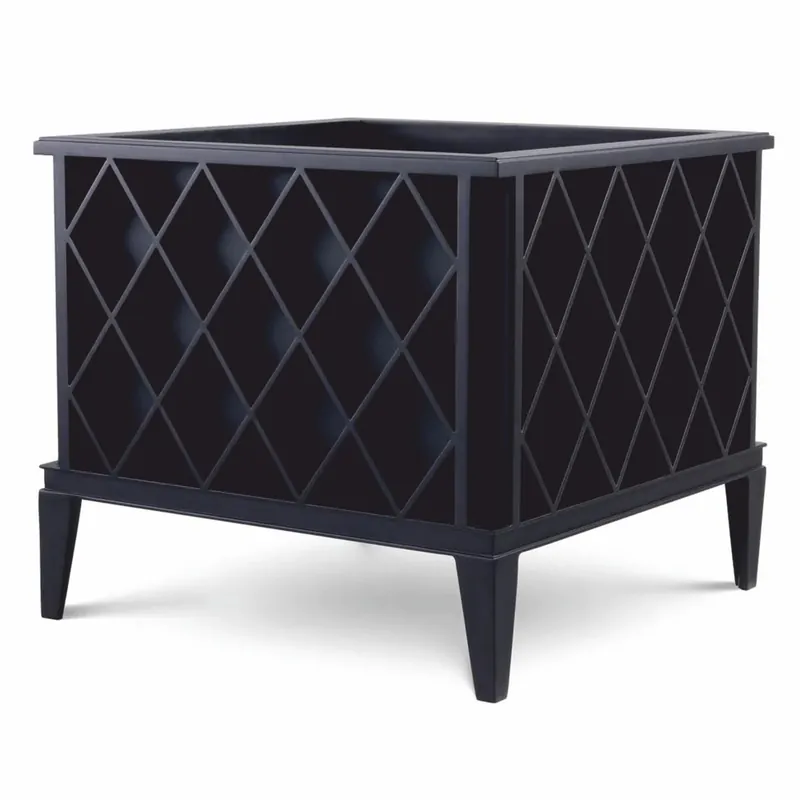 Neu Casa Padrino pot de fleurs de luxe noir 76 x 76 x H. 69 cm - Décoration de jardin
