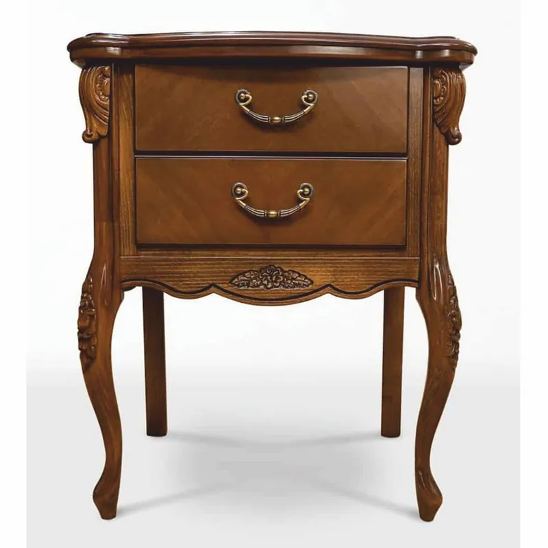 Casa Padrino table de chevet baroque de luxe marron H. 72,6 cm - Meubles de chambre baroque Neue Kollektion