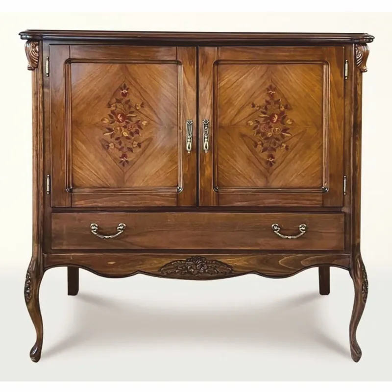 Neue Kollektion Casa Padrino commode de chambre baroque de luxe marron 123 cm - Meubles baroques