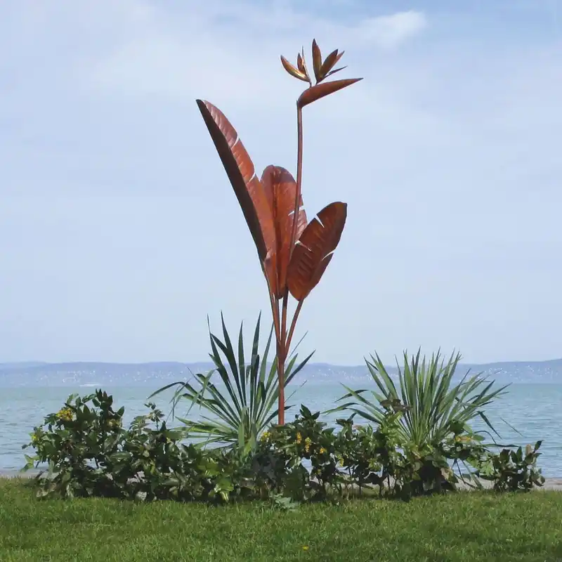 Casa Padrino sculpture de décoration de jardin de luxe en acier rouille H. 205 cm Mega-Angebot