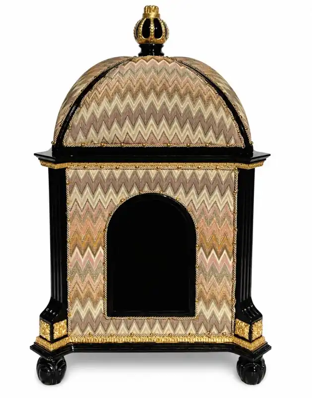 Schnäppchen Pompöös de Casa Padrino maison pour chats baroque marron / noir / or - conçue par Harald Glööckler