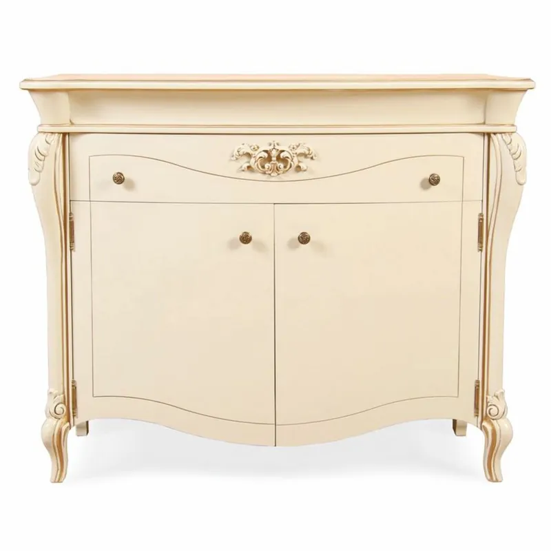 Casa Padrino commode baroque de luxe crème 108 x 52 x H. 121 cm - Meubles baroques Solange Der Vorrat Reicht
