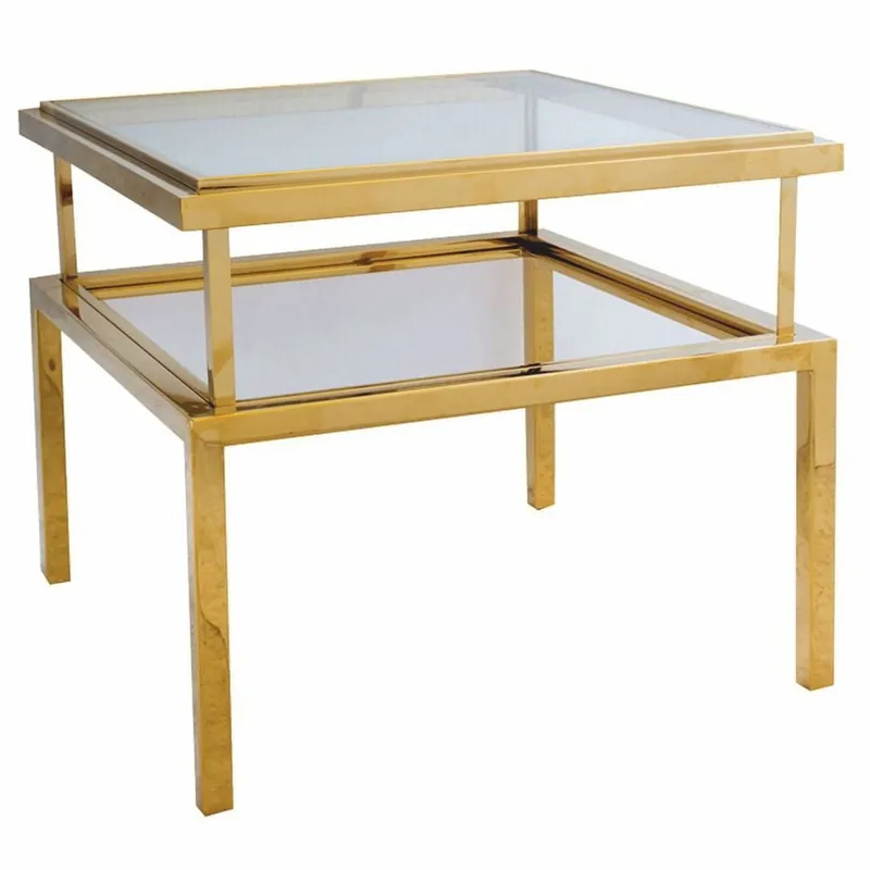 Neu Im Sortiment Casa Padrino table d'appoint de luxe or H. 55 cm - Meubles de salon