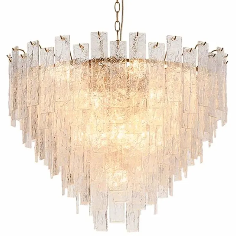 Casa Padrino lustre de luxe en verre laiton Ø 52 cm - Lustre pour hôtel et salon Knallerangebot