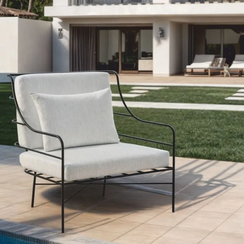 Casa Padrino fauteuil pour hôtel et jardin de luxe noir / gris - Mobilier en fer forgé Jetzt Bestellen