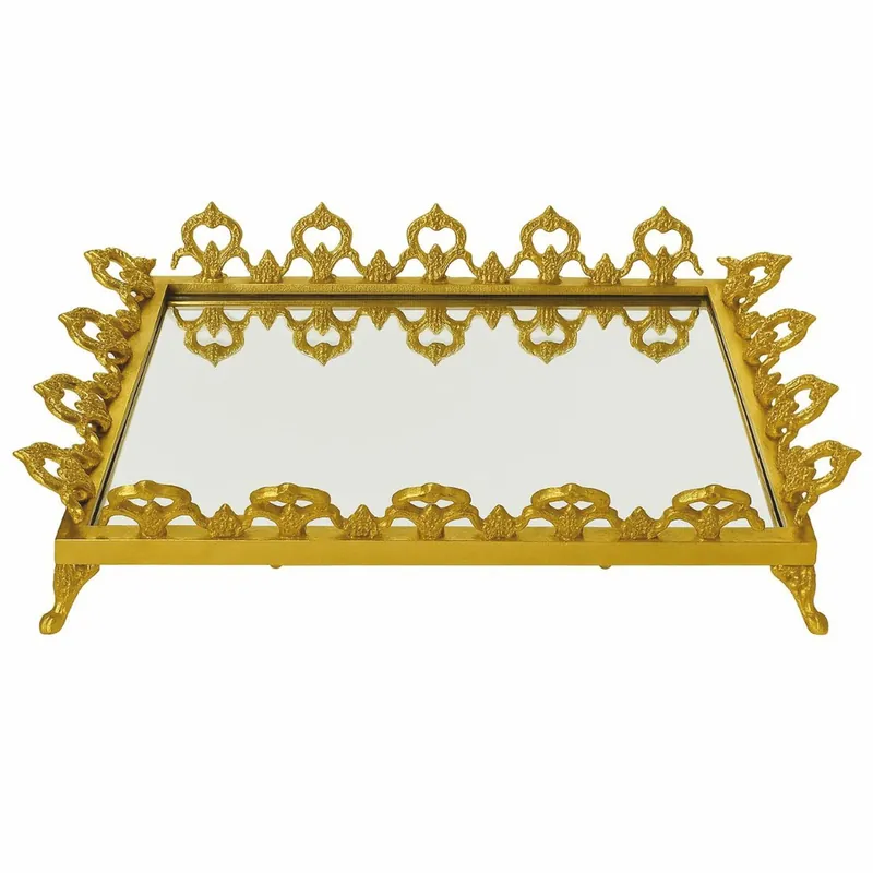 Casa Padrino plateau baroque or 50 cm - Accessoires de gastronomie de style baroque Markenware