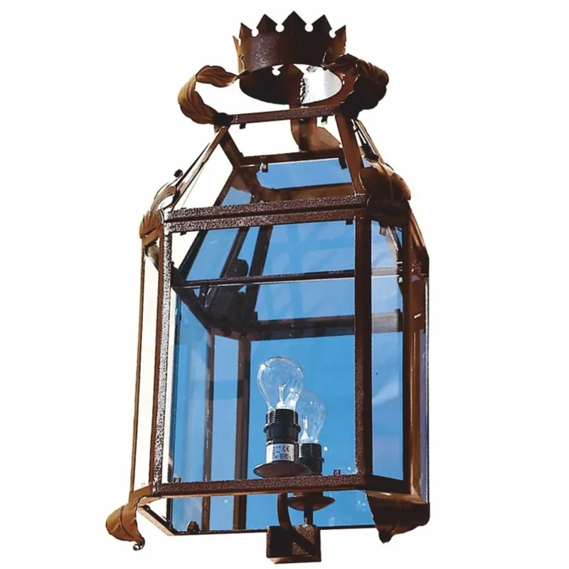 Ausverkauf Casa Padrino applique murale d'extérieur baroque de luxe rouille H. 70 cm - Éclairage extérieur baroque