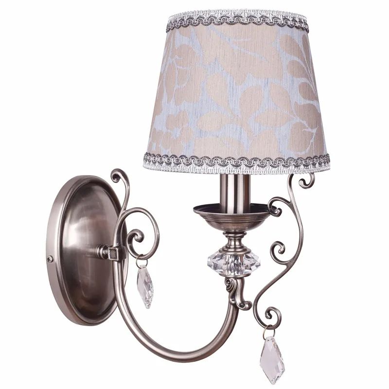 Garantierte Lieferung Casa Padrino applique murale baroque de luxe en cristal argent / beige H. 35 cm - Éclairage baroque