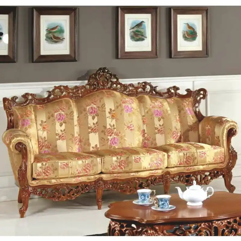 Casa Padrino canapé de salon baroque de luxe or / marron 215 cm - Fabriqué en Italie Aktuell