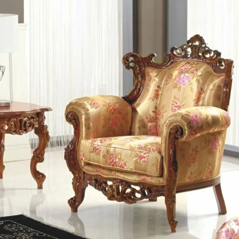Jetzt Bestellen Casa Padrino fauteuil de salon baroque de luxe or / marron - Fabriqué en Italie