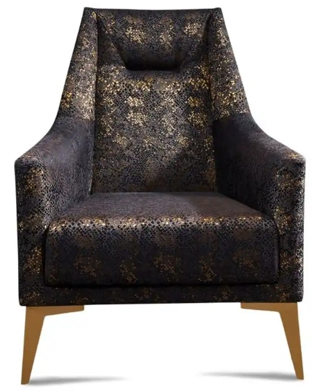 Preisreduziert Casa Padrino poltrona da soggiorno di lusso viola / nero / oro 70 x 95 x A. 96 cm - Mobili soggiorno - Mobili di lusso