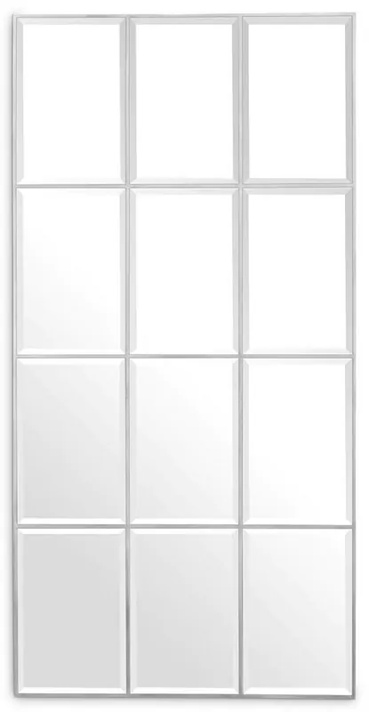 Casa Padrino specchio da parete di lusso argento 78,5 x A. 215,5 cm - Specchio rettangolare soggiorno - Specchio camera da letto - Specchio armadio - Mobili di lusso - Interno di lusso Bestpreis