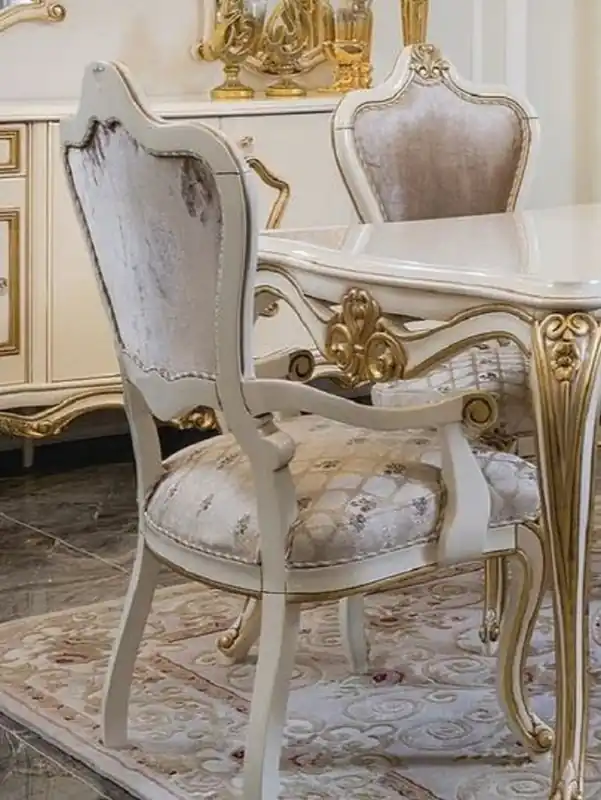 Bestseller Casa Padrino set sedia da pranzo barocco di lusso rosa / bianco / oro - Set di 6 sedie da cucina fatte a mano - Mobili per sala da pranzo in stile barocco - Mobili barocchi - Nobili e Magnifici