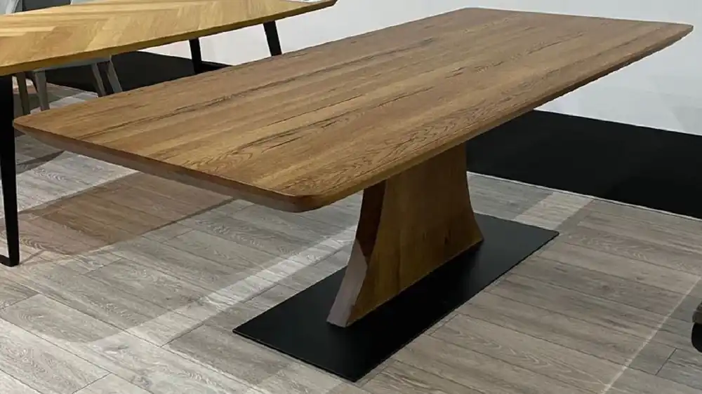 Casa Padrino tavolo da pranzo di lusso marrone / nero 240 x 100 x A. 77 cm - Tavolo da cucina rettangolare in legno massello rustico - Mobili rustici - Mobili sala da pranzo - Mobili di lusso Saisonangebot