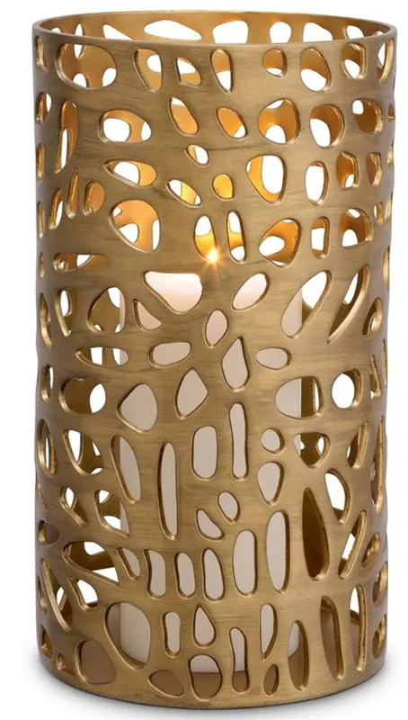 Wochenendangebot Casa Padrino lanterna / candeliere di design finitura ottone ø 23 x A. 41,5 cm - lanterna di lusso