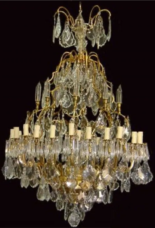 Sale Casa Padrino lampadario barocco di lusso in cristallo oro - Magnifico lampadario da soggiorno stile barocco - Lampadario hotel - Mobili barocchi - Luci barocche in cristallo - Nobile e Magnifico