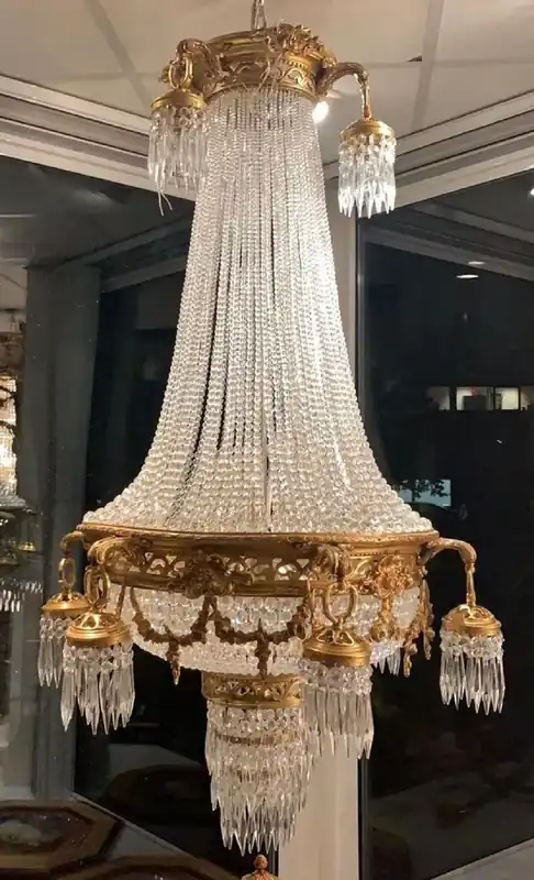 Beliebt Casa Padrino lampadario barocco di lusso in cristallo oro - Magnifico lampadario da soggiorno in stile barocco - Lampadario per hotel - Luci barocche in cristallo - Interno barocco