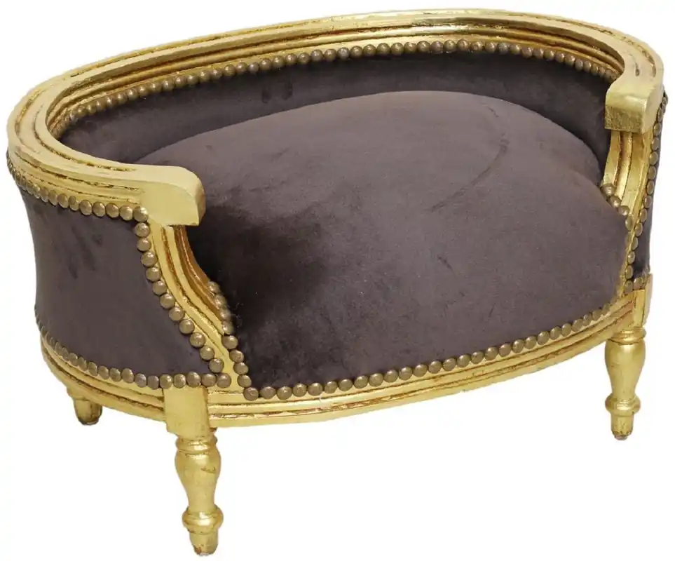 Casa Padrino letto barocco per cani e gatti marrone / oro antico - Divano fatto a mano per cani e gatti in stile barocco - Mobili barocchi per cani e gatti - Mobili barocchi per animali domestici Saisonangebot