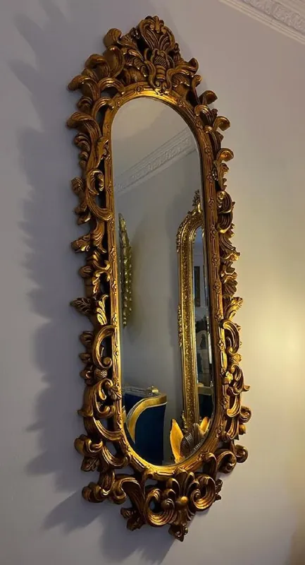 Casa Padrino specchio barocco oro - Magnifico specchio da parete con decorazioni eleganti - Specchio barocco da guardaroba - Specchio da parete barocco - Mobili in stile barocco - Mobili barocchi Heißes Angebot