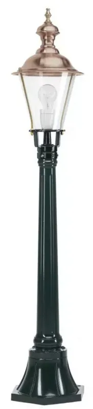 Casa Padrino lampada da terra da giardino Art Nouveau verde / rame Ø 23,5 x A. 117 cm - Lanterna da giardino - Lampada da giardino - Illuminazione da giardino nostalgica - Luci giardino nostalgiche Aktuell