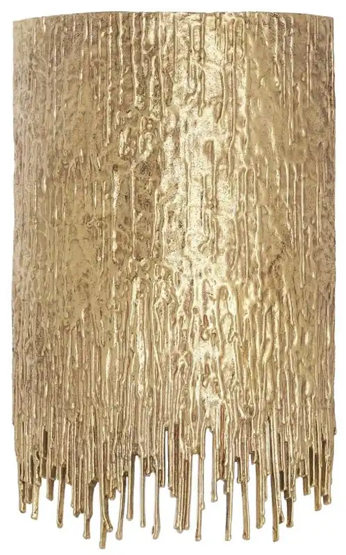 Zertifiziert Casa Padrino lampada da parete di design di lusso ottone 25 x 10,5 x A. 40,5 cm - Lampada da parete per soggiorno - Lampada da parete hotel - Lampada da parete ristorante - Illuminazione di lusso